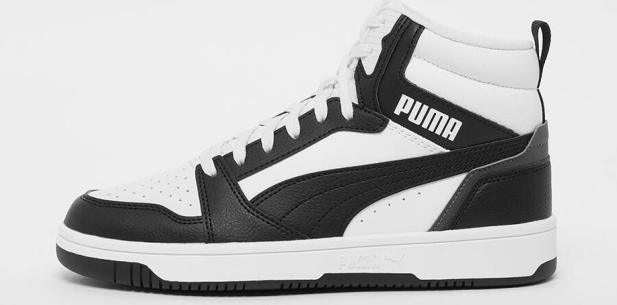 Puma Rebound V6 Sneakers Dames white black shadow gray maat: 37.5 beschikbare maaten:36 37.5 38.5 37 39 40.5 41