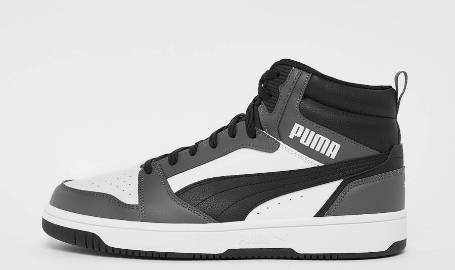 Puma Rebound V6 Sneakers Dames white black shadow grey maat: 36 beschikbare maaten:36 37.5 38.5