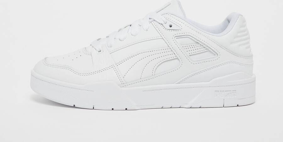 Puma Wit Leren Slipstream Heren Sneakers White Heren - Foto 5