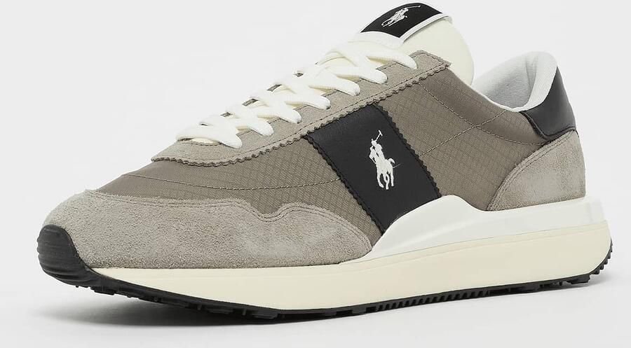 Polo Ralph Lauren Sneakers van leermix met logostitching model 'Train' - Foto 4