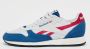 Reebok Classics Classic Leather sneakers blauw wit rood - Thumbnail 5