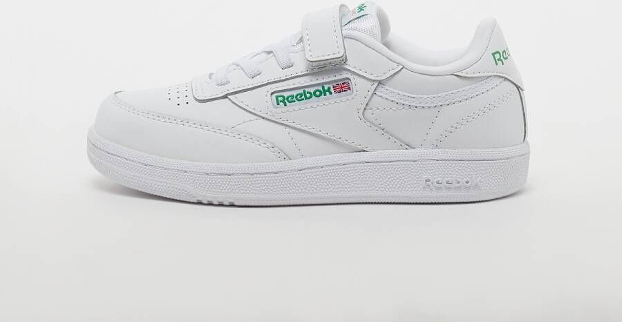 Reebok Club C 1v Sneaker Tennis Schoenen white glen green vector blue maat: 28 beschikbare maaten:27 28 30 32 33 34