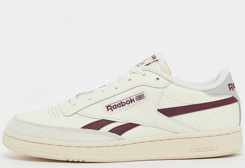 Reebok Club C Revenge Fashion sneakers Schoenen chalk classic maroon f23 pure grey maat: 41 beschikbare maaten:41 44.5