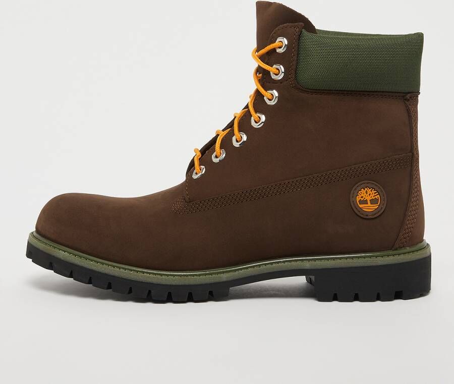 Timberland 6" Premium Boot Boots Schoenen dark brown nubuck lux maat: 43 beschikbare maaten:43 44 - Foto 4