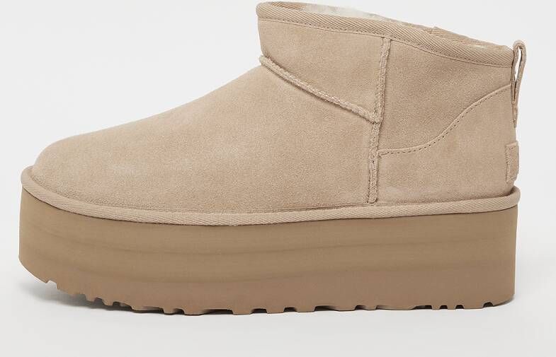 Ugg Classic Ultra Mini Platform Boots Dames sand maat: 38 beschikbare maaten:37 38 39 40 41