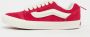 Vans Knu Skool Skate in rood formaten: 36.5 - Thumbnail 3