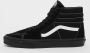 Vans Hoge Top Suède Canvas Sneaker Zwart Black Heren - Thumbnail 2