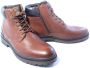 ECCO Australian YORKSHIRE 15 1630 01 T02 Middelbruine half hoge veterboots wijdte G - Thumbnail 4
