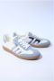 Back70 Dames Sneakers Cloud 2505-19 White metallic S Wit - Thumbnail 3