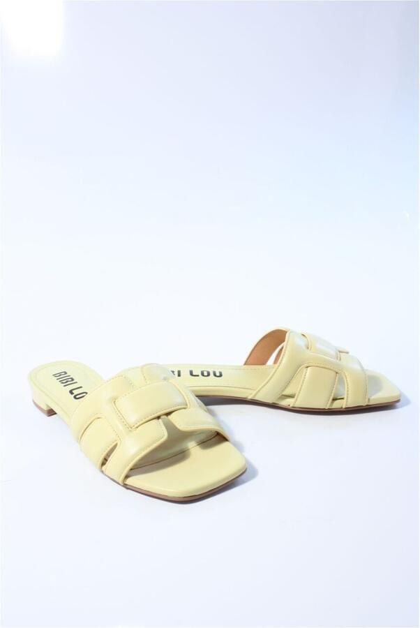 Bibi Lou Dames slippers geel