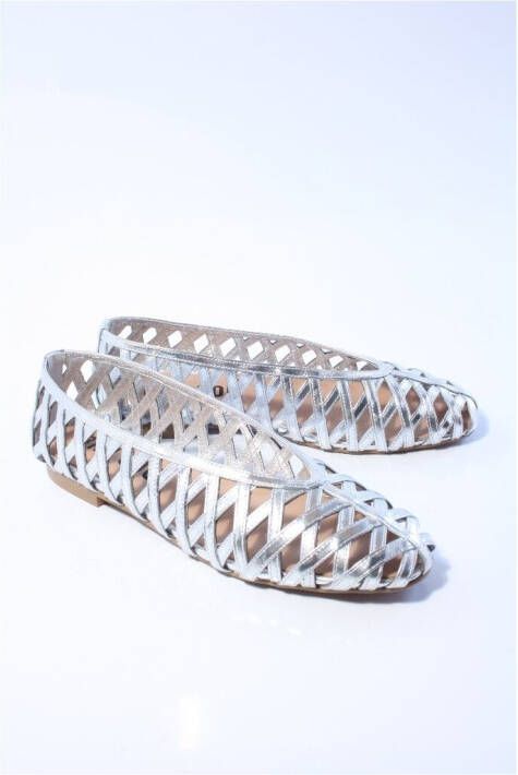 Bibi Lou Dames ballerinas zilver
