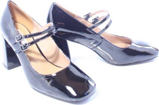 Bibi Lou Zwarte Natalie Hakken met Vierkante Neus en Blokhak Black Dames - Foto 7