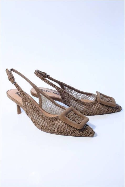 Bibi Lou Dames slingback bruin