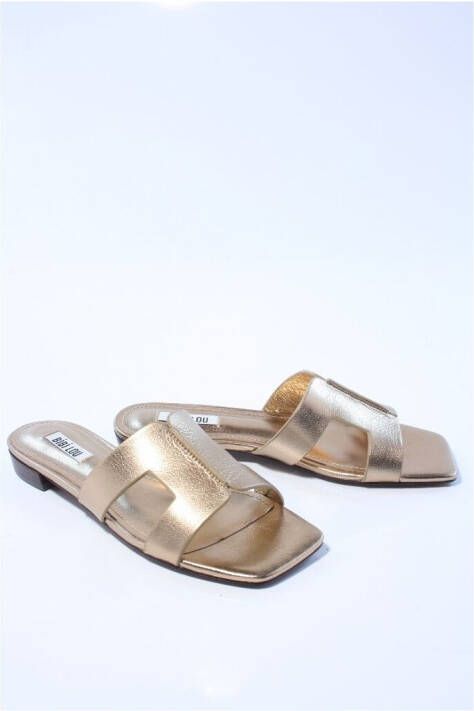 Bibi Lou Dames slippers goud