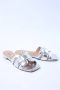 BIBI LOU Slippers Dames 760z10vk Maat: 40 Materiaal: Leer Kleur: Zilver - Thumbnail 5