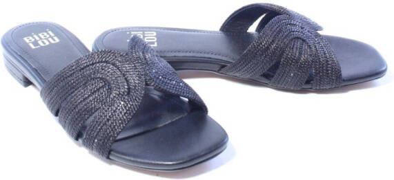 Bibi Lou Dames slippers zwart