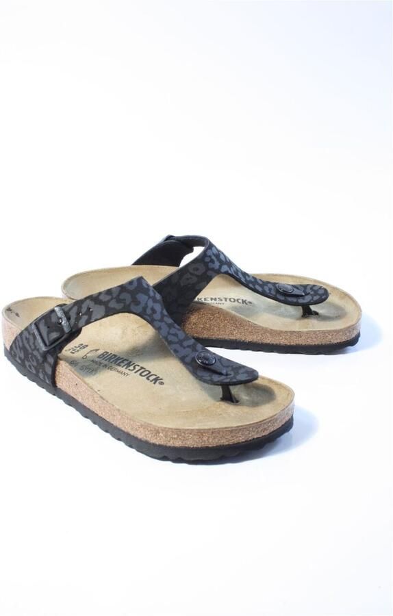 Birkenstock Gizeh regular 1032064 black Zwart