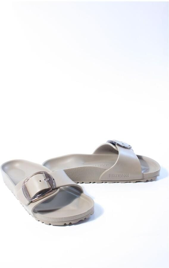 BIRKENSTOCK Badslippers Dames Madrid Big Buckle Eva Maat: 38 Materiaal: Rubber Kleur: Beige - Foto 7