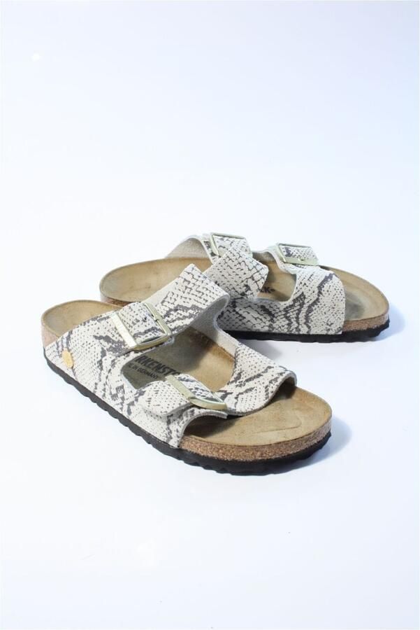 Birkenstock Sandalen Arizona Print LEVE Snake Oyster