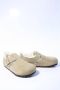Birkenstock LONDON SHEARLING SUEDE LEATHER Dames pantoffelsHeren pantoffels Taupe - Thumbnail 7