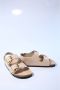 Birkenstock Beige Big Buckle Sandalen Natuurlijk Leer Beige Dames - Thumbnail 4