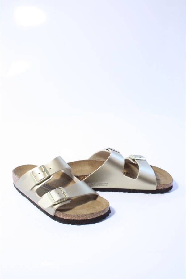 Birkenstock Dames slippers goud