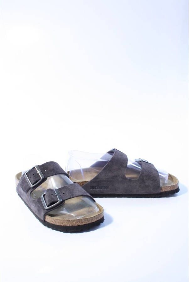 Birkenstock Dames slippers grijs