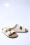 BIRKENSTOCK Slippers Dames Arizona Big Buckle Dames Maat: 42 Materiaal: Textiel Kleur: Beige - Thumbnail 4