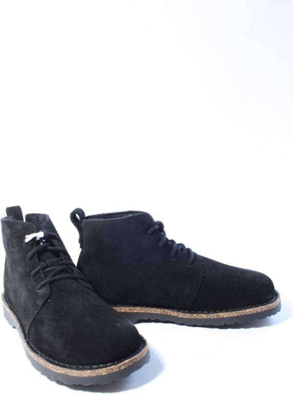 Birkenstock UPPSALA CHUKKA SHEARLING SUEDE Hoge sneakers Hoge sneakers Veterboots Dames veterschoenen Dames sneakersVrije tijd half-hoogHalf-hoge schoenen Heren veterschoen Heren sneakers Zwart - Foto 12