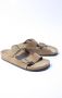 Birkenstock Arizona Soft Footbed Suede Leather Deark Tea - Thumbnail 3