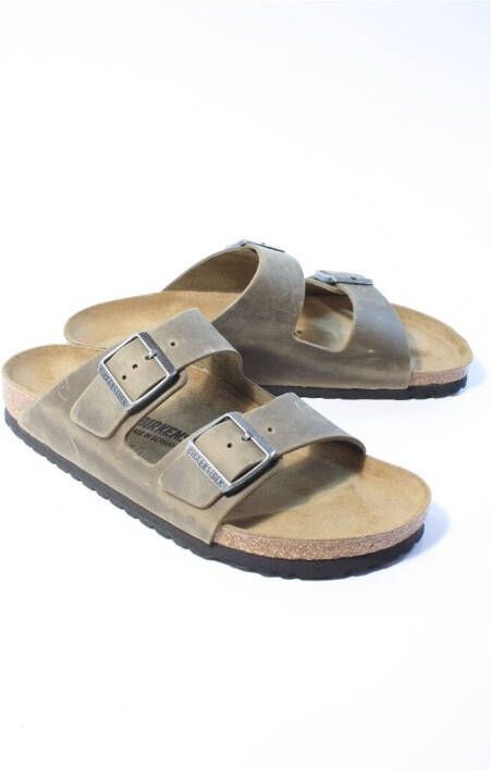 Birkenstock Heren slippers groen
