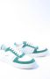 Copenhagen Studios Wit Groen Leren Dames Sneakers White Dames - Thumbnail 3