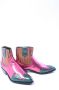 DWRS Austin leren cowboylaarzen fuchsia brons - Thumbnail 2