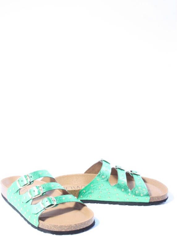 Dwrs label Dames slippers groen