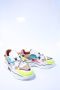 DWRS LABEL DWRS Jupiter tweed Pink Yello Roze Leer Lage sneakers Dames - Thumbnail 6