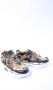 DWRS LABEL Pluto teddy leopard Black Cognac Zwart Leer Lage sneakers Dames - Thumbnail 3