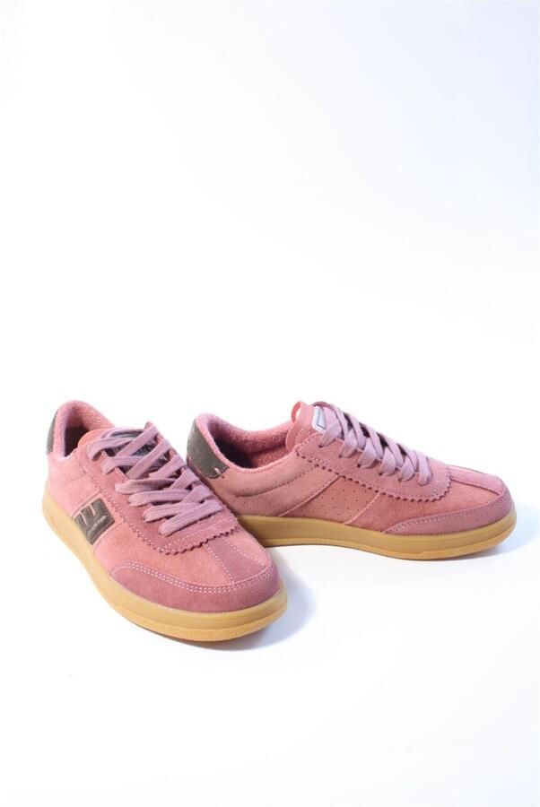 EAST PACIFIC TRADE Lage Sneakers Dames Santos Suède Roze - Foto 5