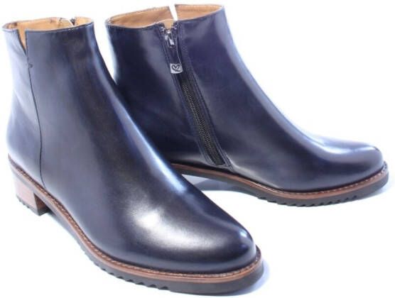 EVERYBODY Enkellaarsjes Dames Belport Maat: 39 Materiaal: Leer Kleur: Blauw - Foto 8