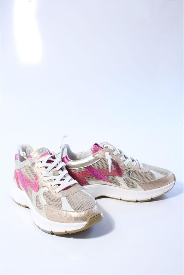 FLORIS VAN BOMMEL Lage Sneakers Dames Sfw-10152 Daysi Maat: 38 5 Materiaal: Leer Kleur: Goudkleurig - Foto 6