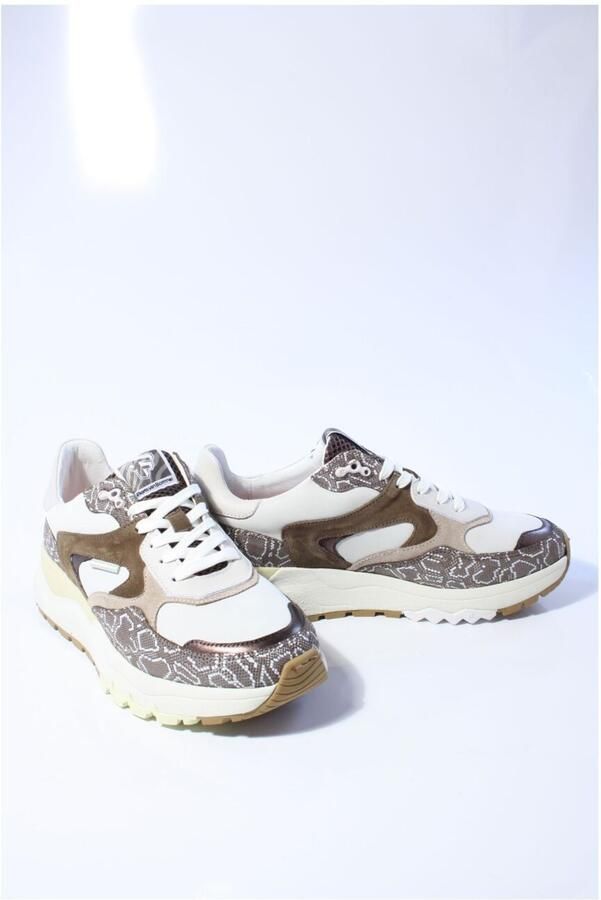 Floris van bommel Dames sneakers bruin