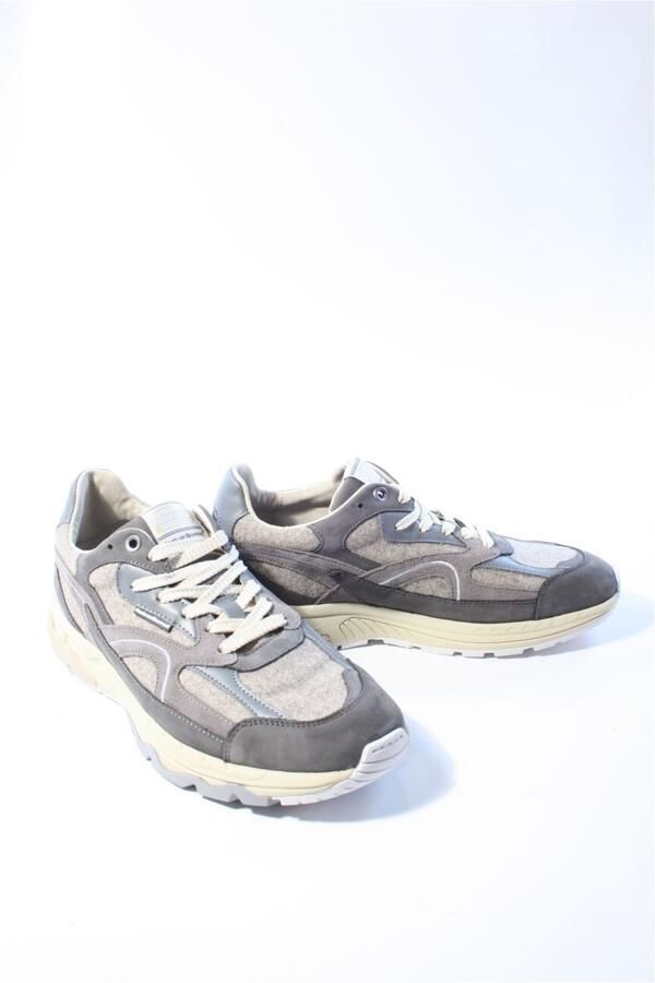 Floris van Bommel De Rezer 01.46 leren sneakers donkergrijs - Foto 5