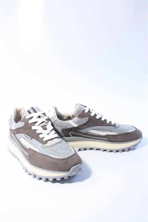 Floris van Bommel Sfm-10172 De Gripper Sneakers Nubuck Heren Grijs - Foto 7
