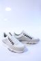 Floris van Floris van Bommel van Floris van Bommel Sneakers Heren Lage sneakers Herenschoenen Leer SFM-10135 Wit - Thumbnail 5