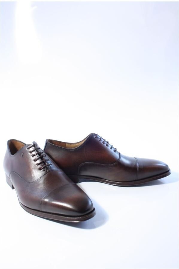 VAN BOMMEL Nette Schoenen Heren Sbm-30088 Raffa Maat: 42 Materiaal: Leer Kleur: Bruin - Foto 4