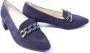 Gabor 441 Loafers Instappers Dames Blauw - Thumbnail 3
