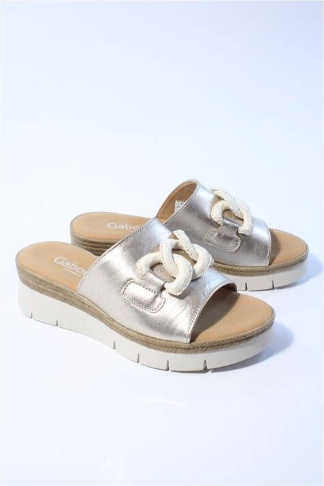 Gabor Dames slippers brons