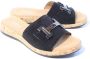 Gabor Slippers zwart Textiel Dames - Thumbnail 2