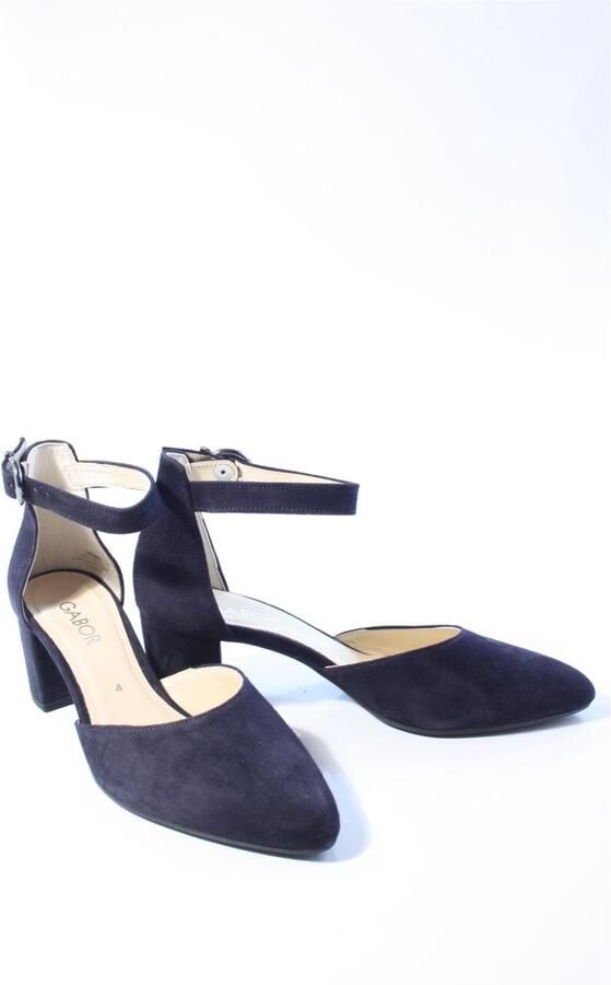 GABOR Sandalen met Hak Dames 340 Maat: 42 5 Materiaal: Suède Kleur: Blauw - Foto 4