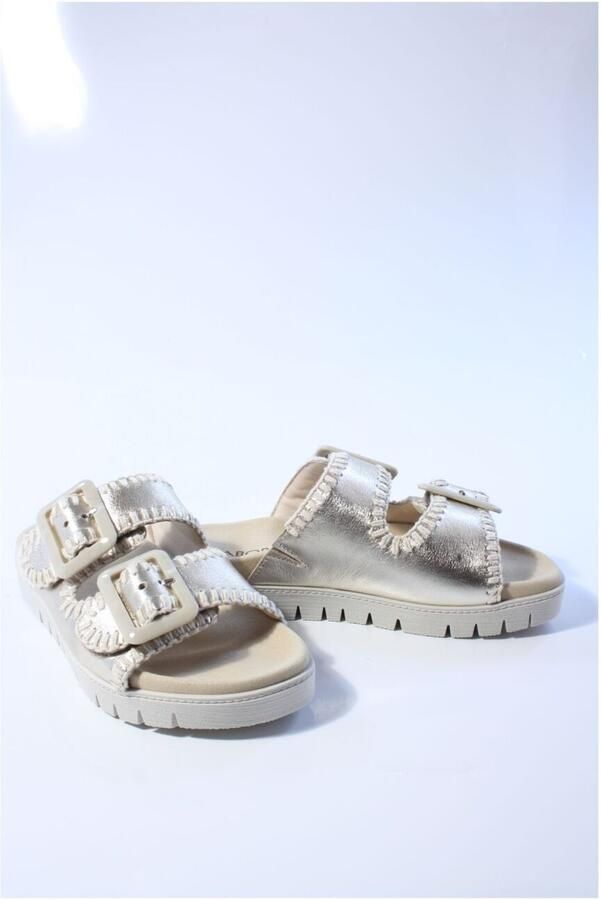 Gabor 83.741.62 Slippers Goud Leer Dames Goud - Foto 2