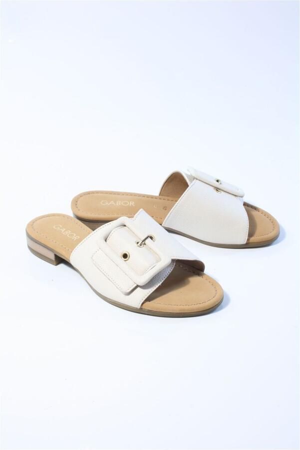 Gabor -Dames crÈme slippers & muiltjes - Foto 2